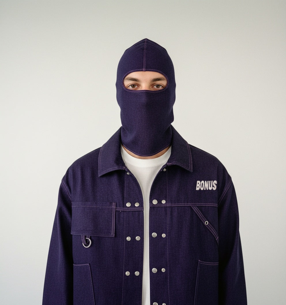 BONUS Handcrafted Denim Jacket — 1/1 Edition — Wide-Cropped Cut